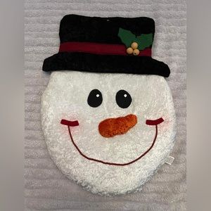 CHRISTMAS THEME TOILET COVER || NOT USED